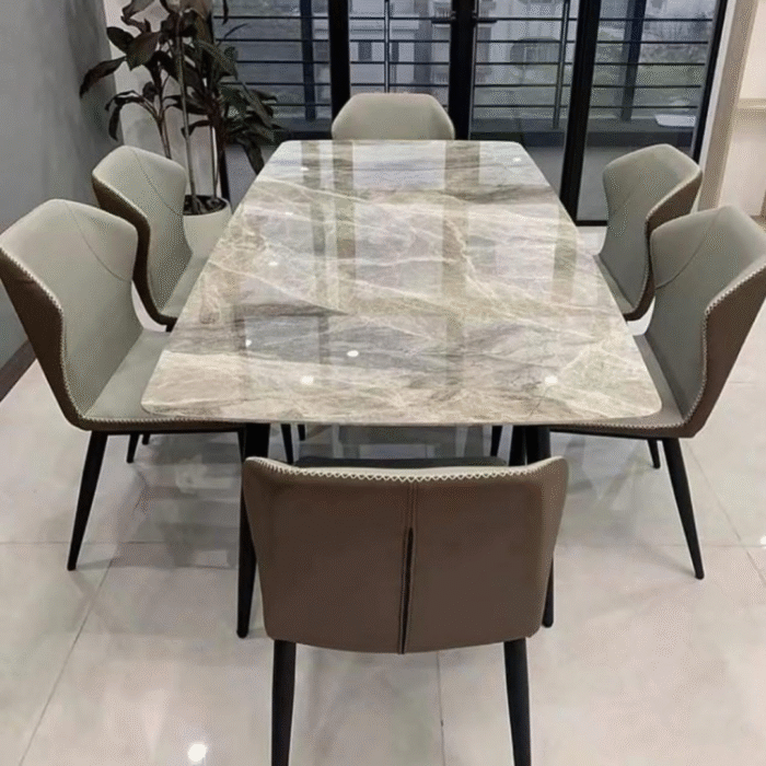 High Quality  Slim Marble Dining RAF168 - Image 1
