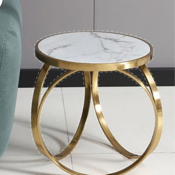 Marble Top single side stool Table  CTM300032 - Image 1