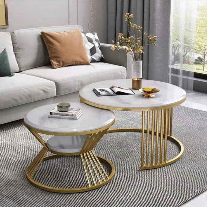 Double Marble center table CTM300057 - Image 1
