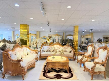 Baroque Gold&Cream Set