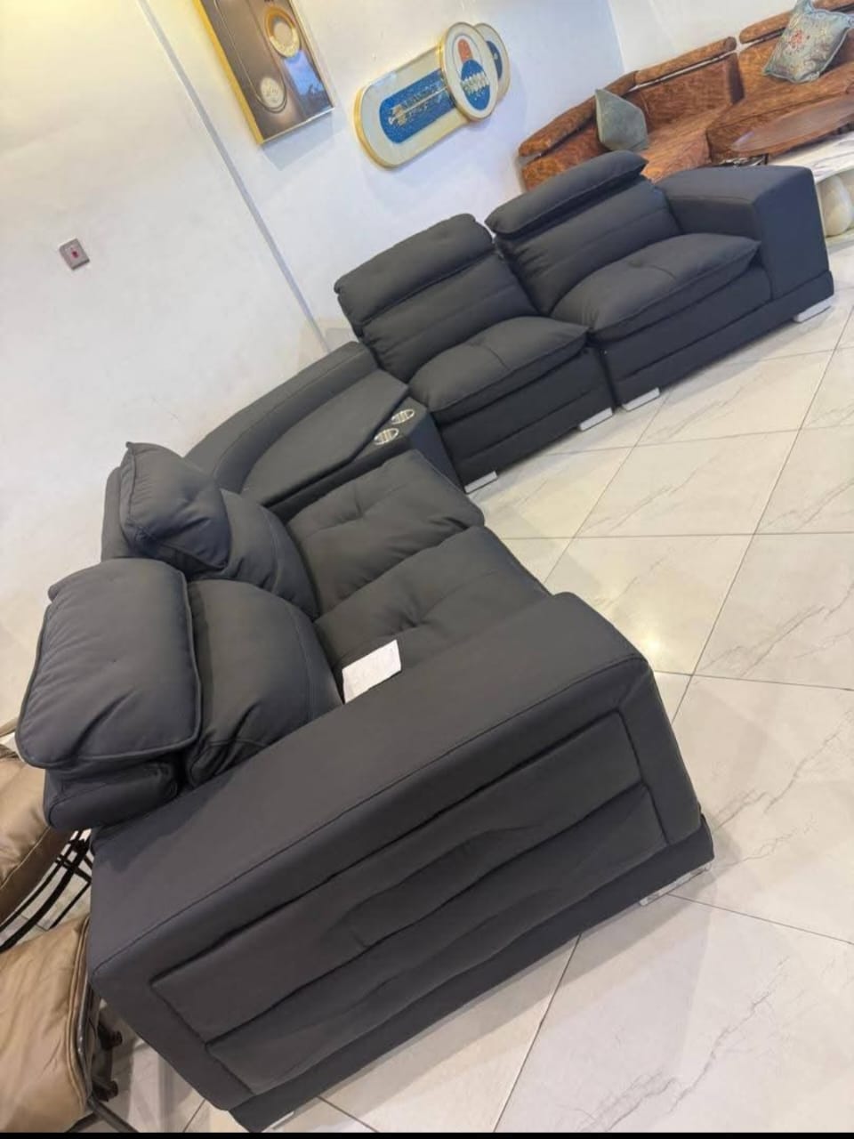 Black Modular Black Modular Sectional RAFCSOO18 - Image 1